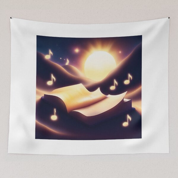 Item preview, Notes flowing around the sun. designed and sold by mariolasworld.