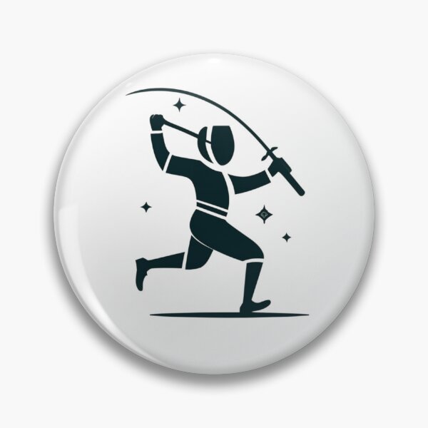 Item preview, one person doing fencing designed and sold by VoilaPrint.