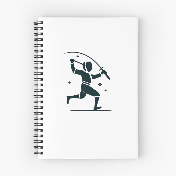 Item preview, one person doing fencing designed and sold by VoilaPrint.
