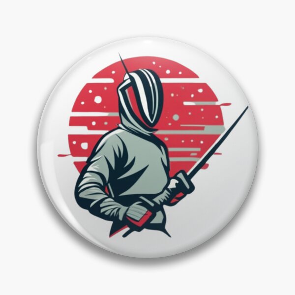 Item preview, one person doing fencing designed and sold by VoilaPrint.