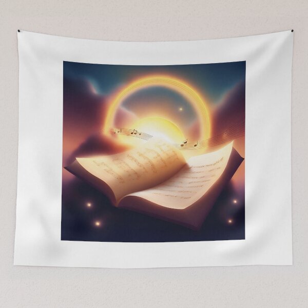 Item preview, Notes flowing around the sun. designed and sold by mariolasworld.