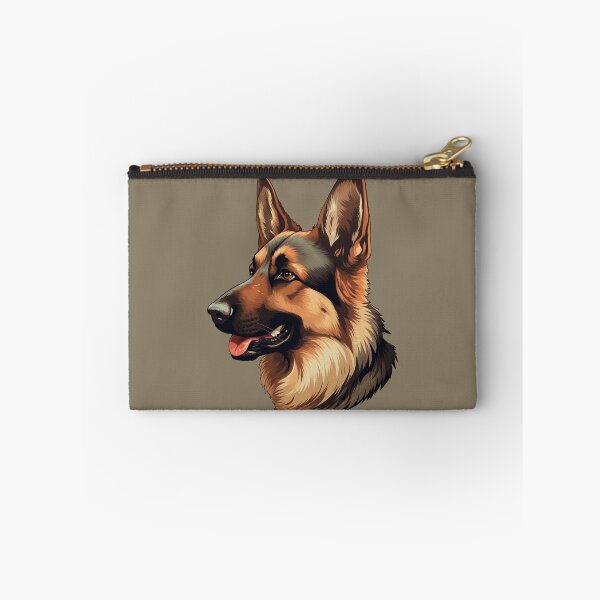 Artikelvorschau, Deutscher Schäferhund, Kopf, Porträt, Illustration entworfen und verkauft von solrevolver.