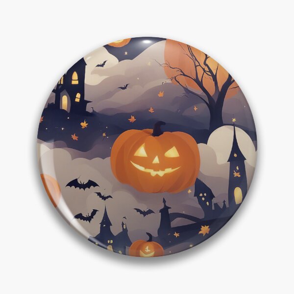 Artikelvorschau, Spooky Halloween Infinite Pattern - Hauntingly Beautiful Design entworfen und verkauft von The-Library.