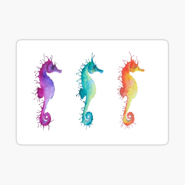 Seahorses Sticker