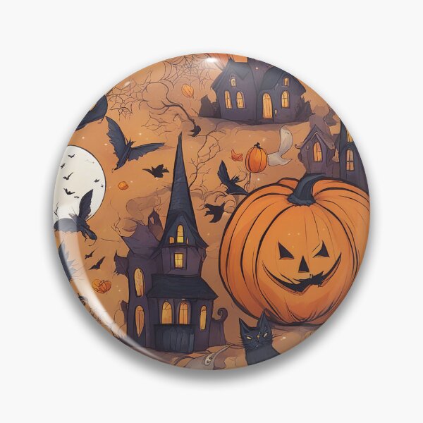 Artikelvorschau, Spooky Halloween Infinite Pattern - Eerie and Enchanting entworfen und verkauft von The-Library.