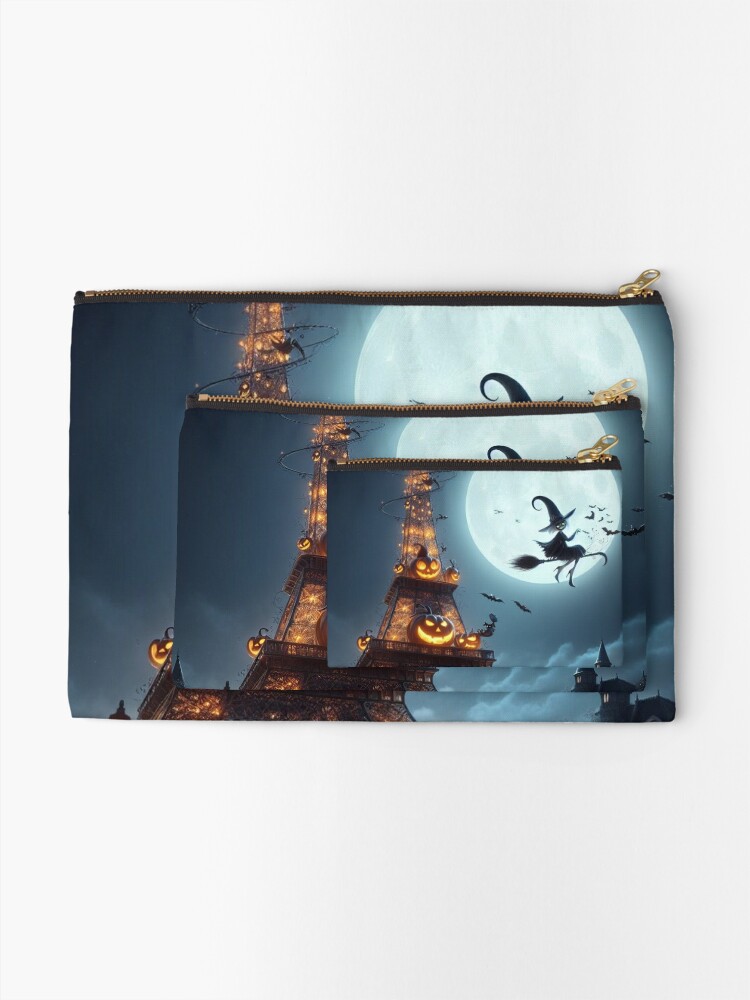 Discover Halloween : Screaming Eiffel pt5 Zipper Pouch