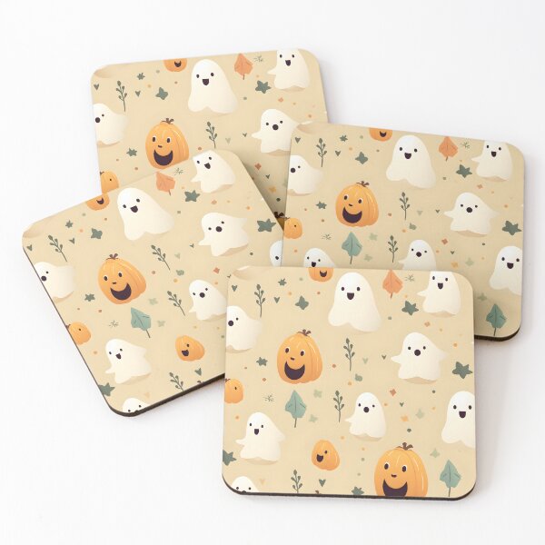 Item preview, Halloween ghost seamless 3 designed and sold by Witchanun Komutthong.