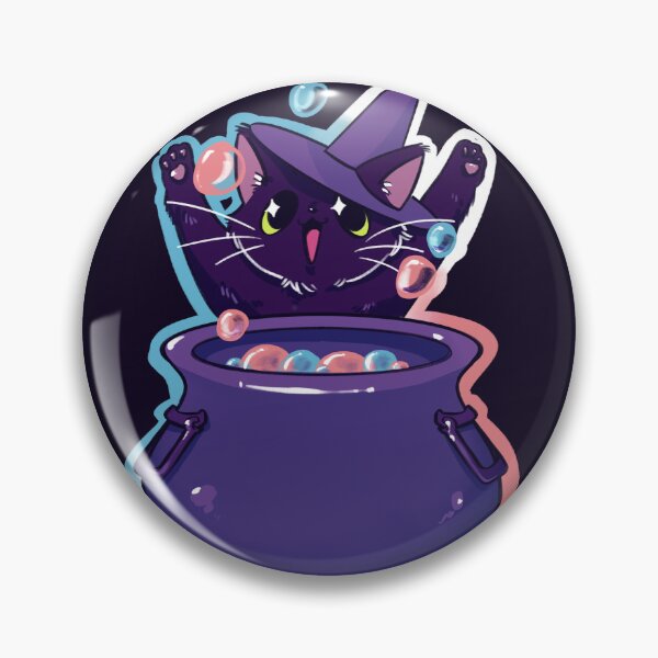 Item preview, Witchy Cat - Trans Pride designed and sold by RainbowGeekShop.