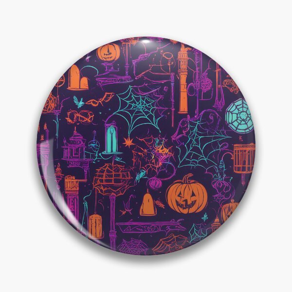 Artikelvorschau, Spooky Halloween Infinite Pattern - Enchanting Design entworfen und verkauft von The-Library.