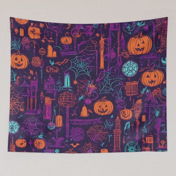 Item preview, Spooky Halloween Infinite Pattern - Enchanting Design designed and sold by The-Library.