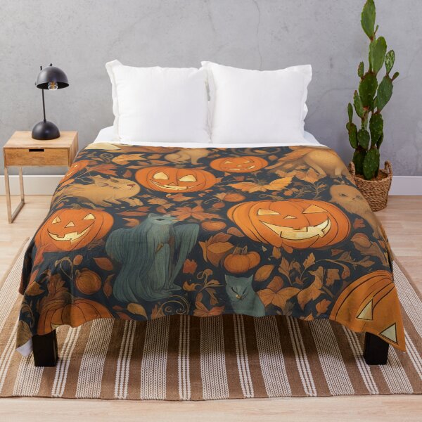 Artikelvorschau, Spooky Halloween Infinite Pattern - Eerie Design entworfen und verkauft von The-Library.