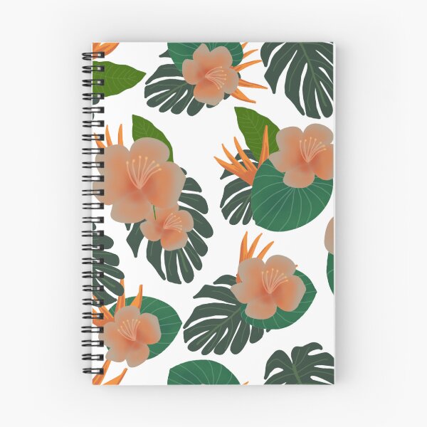 Item preview, Tropical flowers and leaves designed and sold by skysshobu.