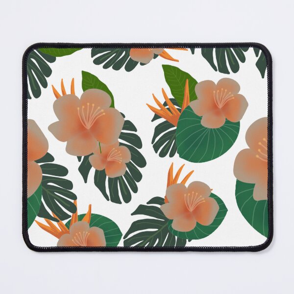 Item preview, Tropical flowers and leaves designed and sold by skysshobu.