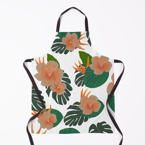 Item preview, Tropical flowers and leaves designed and sold by skysshobu.