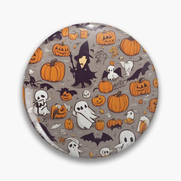 Artikelvorschau, Spooky Halloween Infinite Pattern: Unique Seasonal Design for All Hallows' Eve Lovers entworfen und verkauft von The-Library.