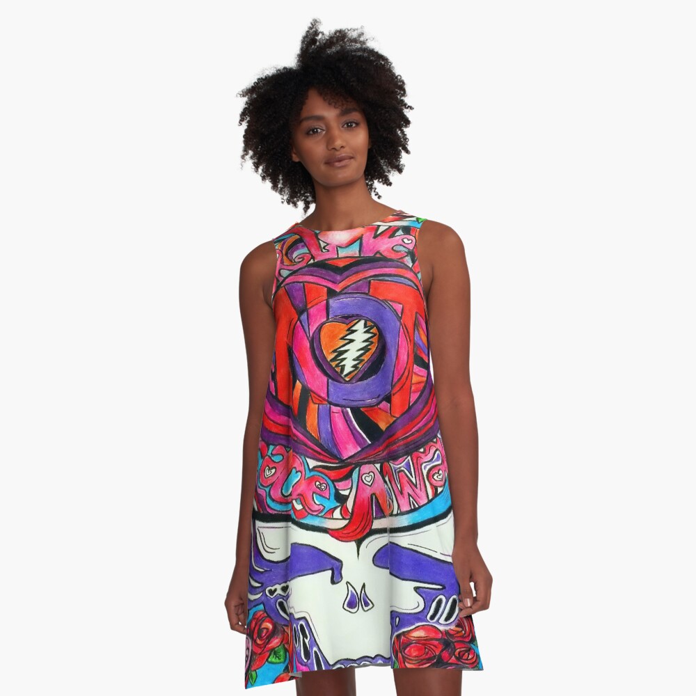 N0T FADE AWAY (~);} A-Line Dress