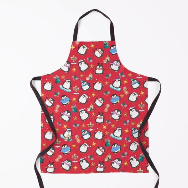 Item preview, Christmas Penguins Pattern designed and sold by Wolfheartart.