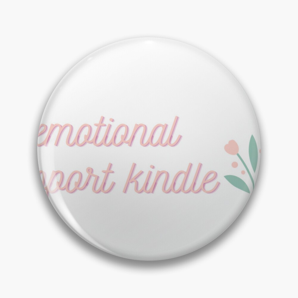 Emotional Support Kindle  Sticker for Sale by rosepetaltea