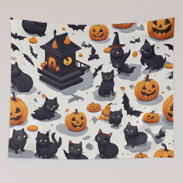 Artikelvorschau, Eternal Spooky Halloween Design: Mesmerizing All Hallows' Eve Pattern entworfen und verkauft von The-Library.