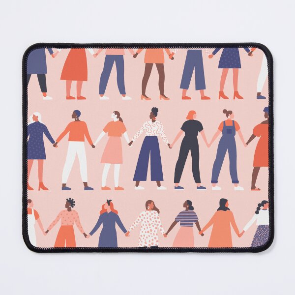 Item preview, Women empower women illustration collection. International womens day 8 of march seamless pattern. Feminist illustration concept. designed and sold by AngelinaBambina.