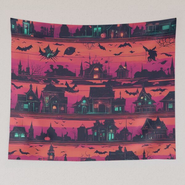 Item preview, Endless Spooky Elegance: Infinite Halloween Pattern for All Hallows' Eve designed and sold by The-Library.
