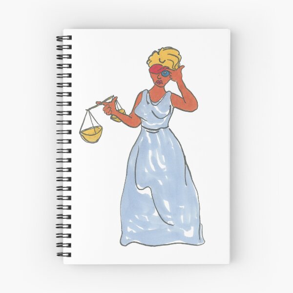 Item preview, Not so impartial Lady Justice designed and sold by Wieland Teixeira.