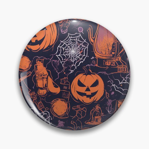 Artikelvorschau, Infinite Web of Spooks: Halloween Pattern Capturing All Hallows' Charm entworfen und verkauft von The-Library.