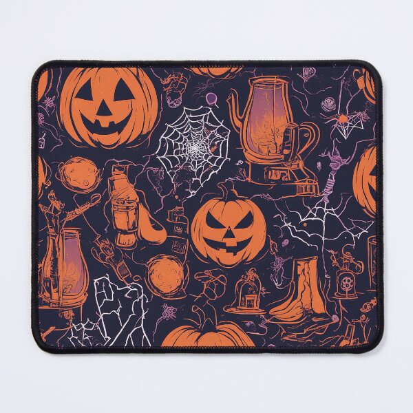 Item preview, Infinite Web of Spooks: Halloween Pattern Capturing All Hallows' Charm designed and sold by The-Library.