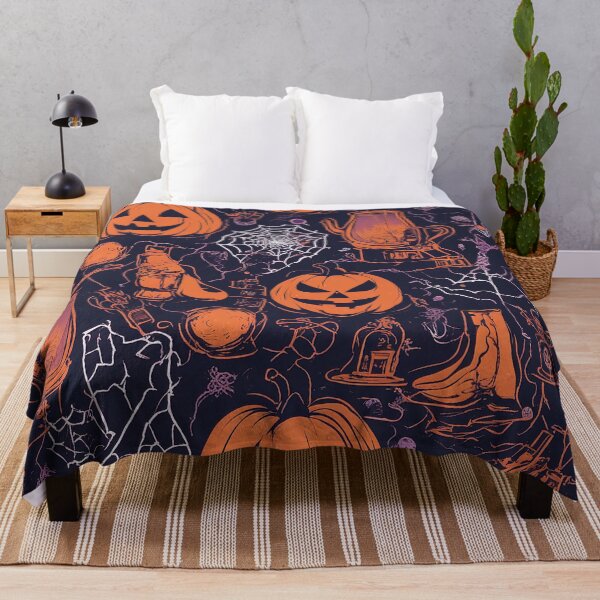 Item preview, Infinite Web of Spooks: Halloween Pattern Capturing All Hallows' Charm designed and sold by The-Library.