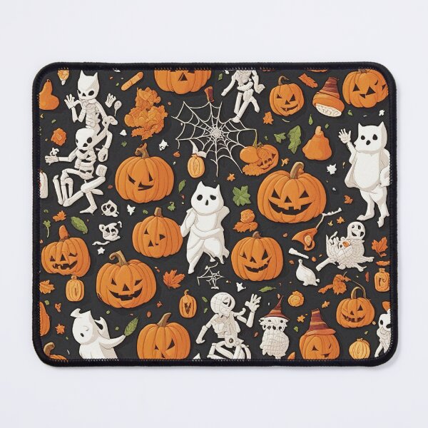 Item preview, Perpetual Night's Charm: Halloween's Infinite Spooky Pattern designed and sold by The-Library.