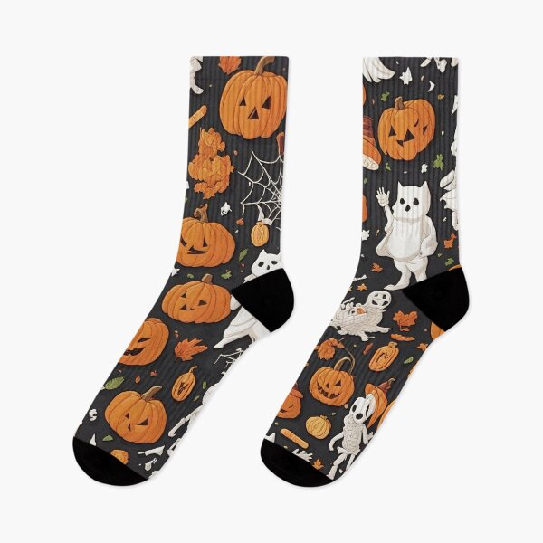 Item preview, Perpetual Night's Charm: Halloween's Infinite Spooky Pattern designed and sold by The-Library.