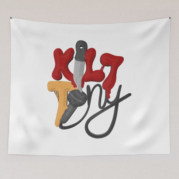 Item preview, Kill Tony Ill Illustration With Custom Letters & Mic (White) designed and sold by Kill Tony Fan Designs.