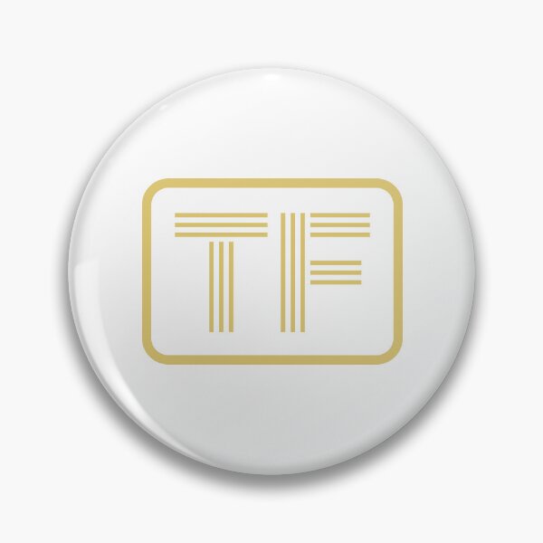 Artikelvorschau, TF-Initialen goldene geometrische Buchstaben entworfen und verkauft von Jeallan Designs.
