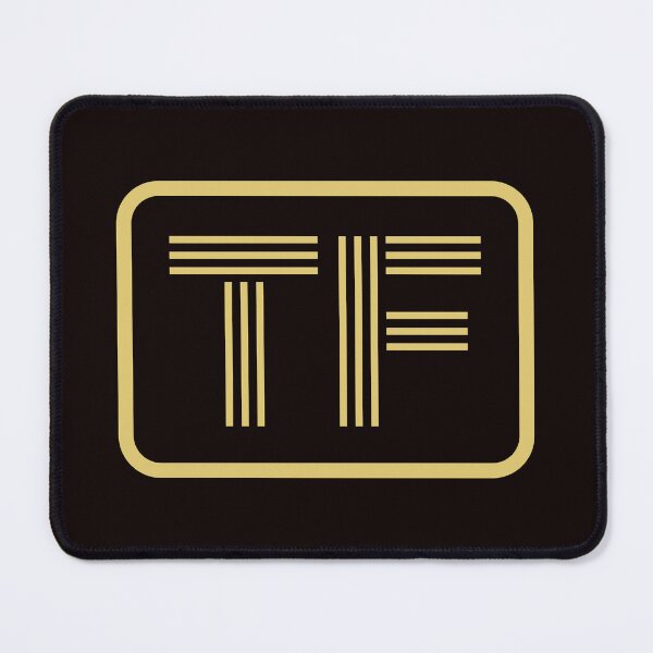 Artikelvorschau, TF-Initialen goldene geometrische Buchstaben entworfen und verkauft von Jeallan Designs.