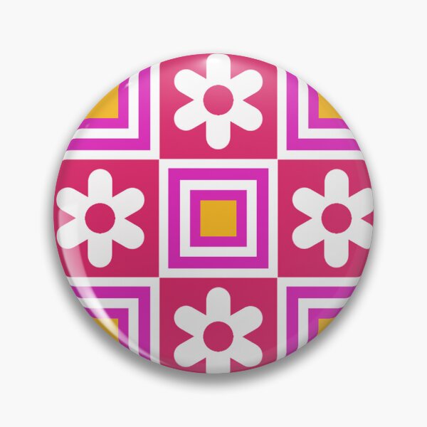 Item preview, Cube and white floral pattern on red background designed and sold by NAGNE.