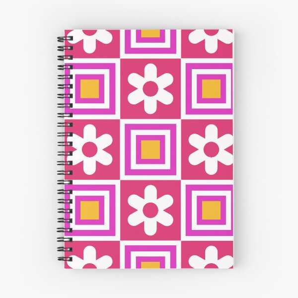 Item preview, Cube and white floral pattern on red background designed and sold by NAGNE.