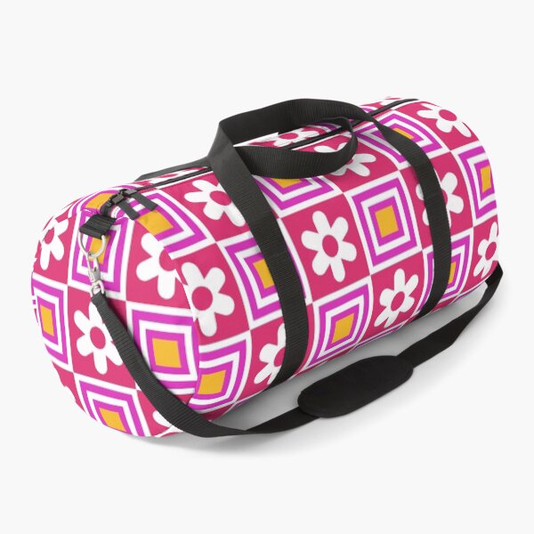 Item preview, Cube and white floral pattern on red background designed and sold by NAGNE.