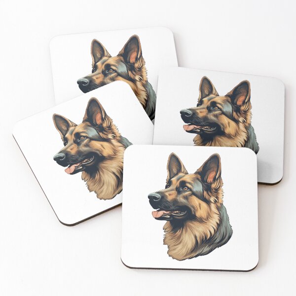 Item preview, GSD Head Portrait Illustration designed and sold by solrevolver.