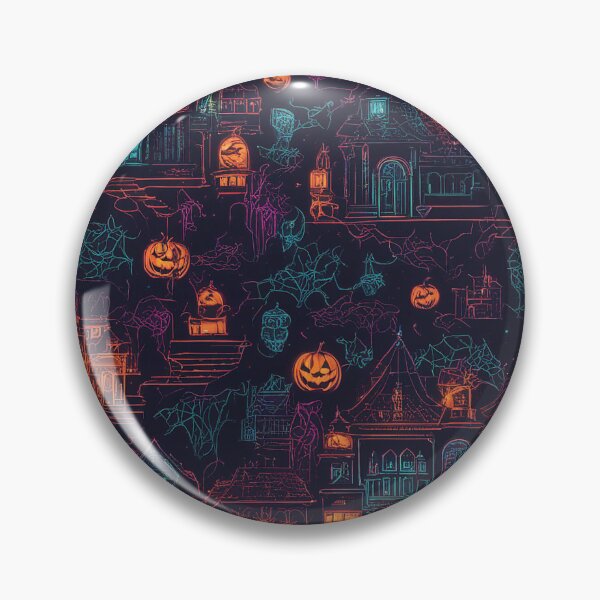 Artikelvorschau, Mystic Moonscape: Infinite Halloween's Spooky Pattern Extravaganza entworfen und verkauft von The-Library.