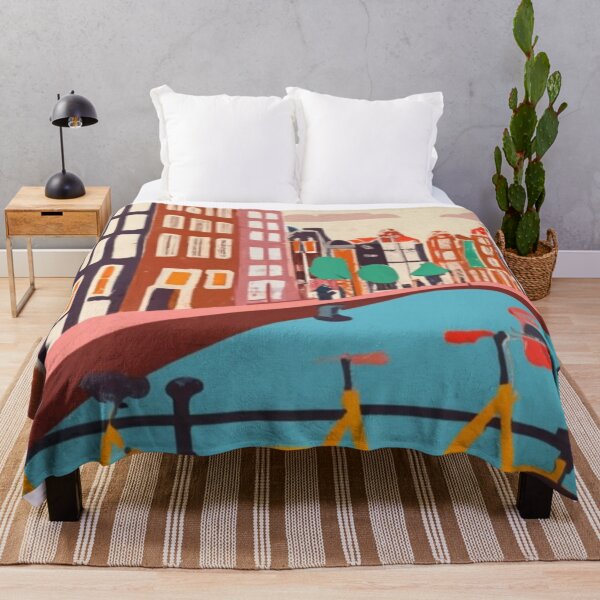 Item preview, A Vintage Travel Art of Amsterdam - Netherlands designed and sold by GoodOldVintage.