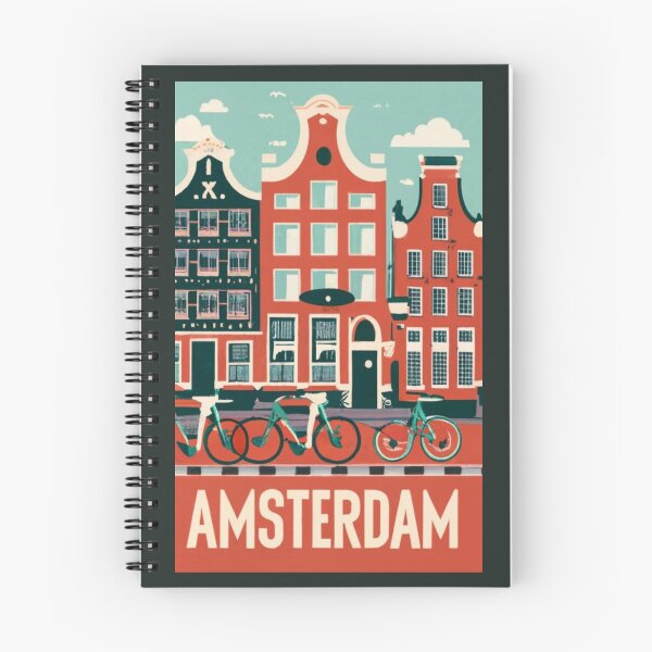 Item preview, A Vintage Travel Art of Amsterdam - Netherlands  designed and sold by GoodOldVintage.