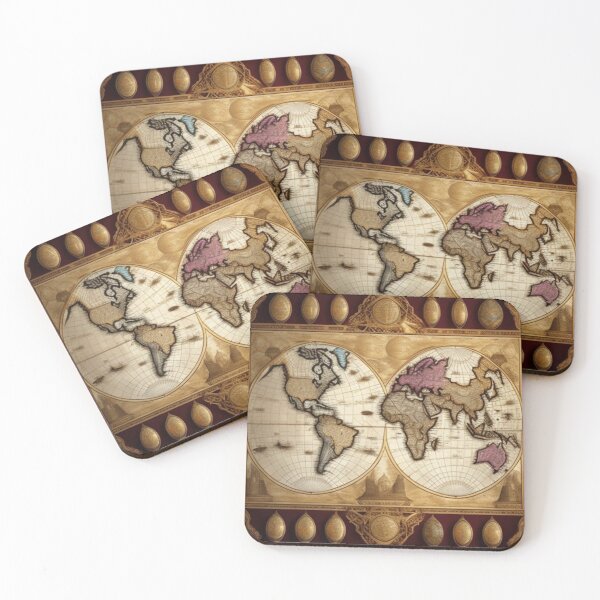 Item preview, Ancient world map designed and sold by Roxburylane.