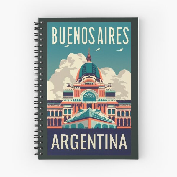 Item preview, A Vintage Travel Art of Buenos Aires - Argentina  designed and sold by GoodOldVintage.