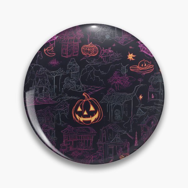 Artikelvorschau, Ghoulish Galaxy: Halloween's Boundless Spooky Pattern entworfen und verkauft von The-Library.