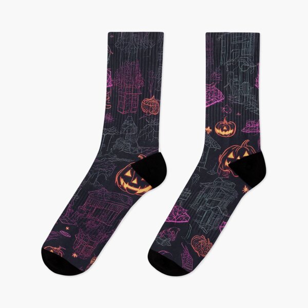 Item preview, Ghoulish Galaxy: Halloween's Boundless Spooky Pattern designed and sold by The-Library.