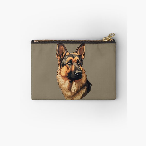 Artikelvorschau, Berger Allemand Hundekopf-Portraitillustration entworfen und verkauft von solrevolver.