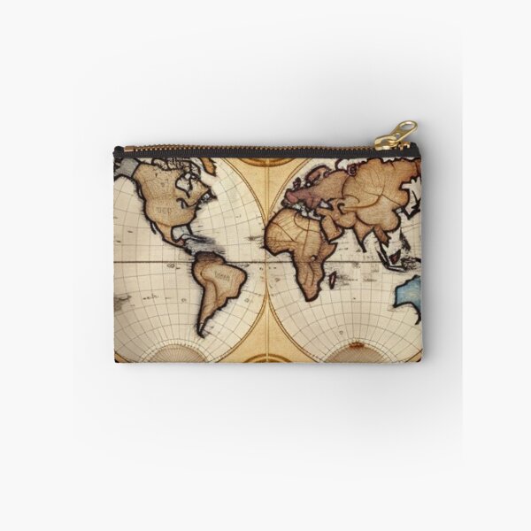 Item preview, Vintage decorative world map  designed and sold by Roxburylane.