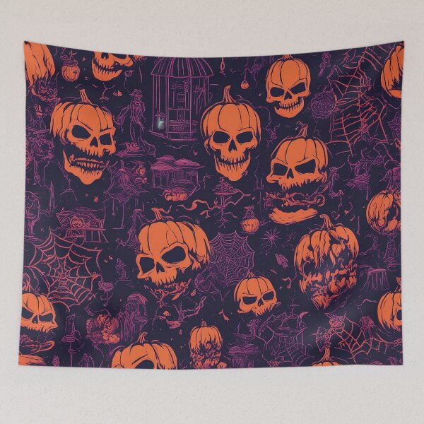 Artikelvorschau, Moonlit Mystique: The Endless Spooky Patterns of Halloween entworfen und verkauft von The-Library.