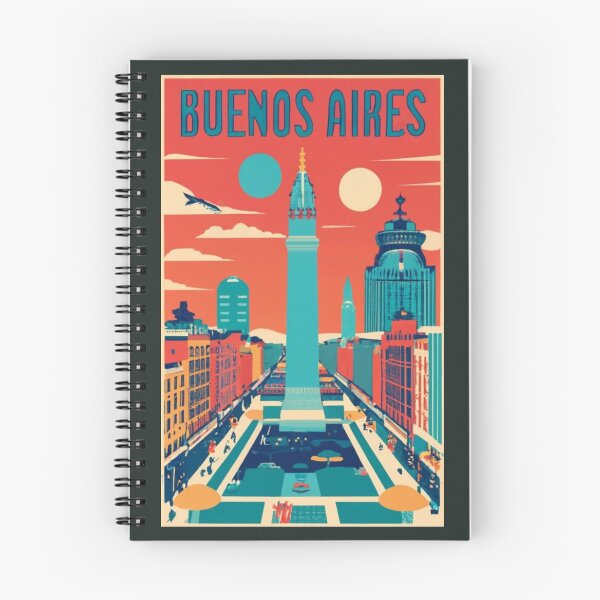 Artikelvorschau, Eine Vintage Reisekunst von Buenos Aires - Argentinien entworfen und verkauft von GoodOldVintage.