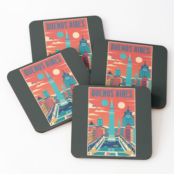 Item preview, A Vintage Travel Art of Buenos Aires - Argentina  designed and sold by GoodOldVintage.